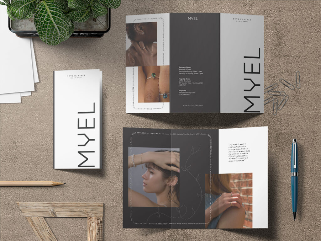 myel brochure mockup